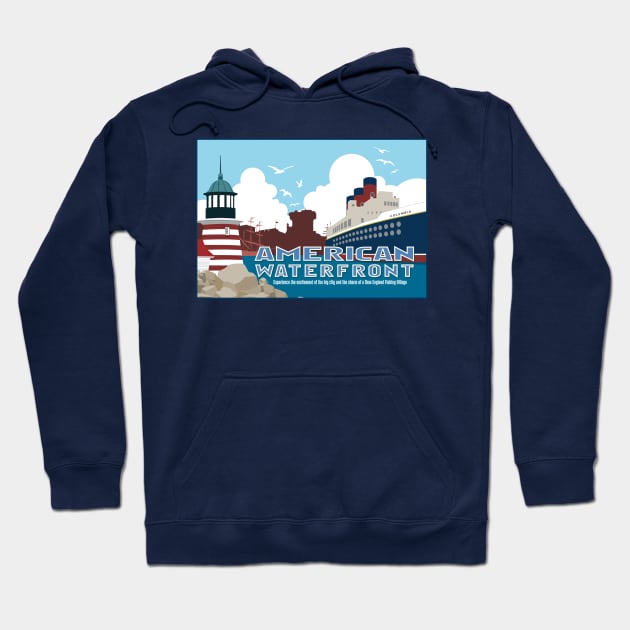 American Waterfront Hoodie by Treasures from the Kingdom